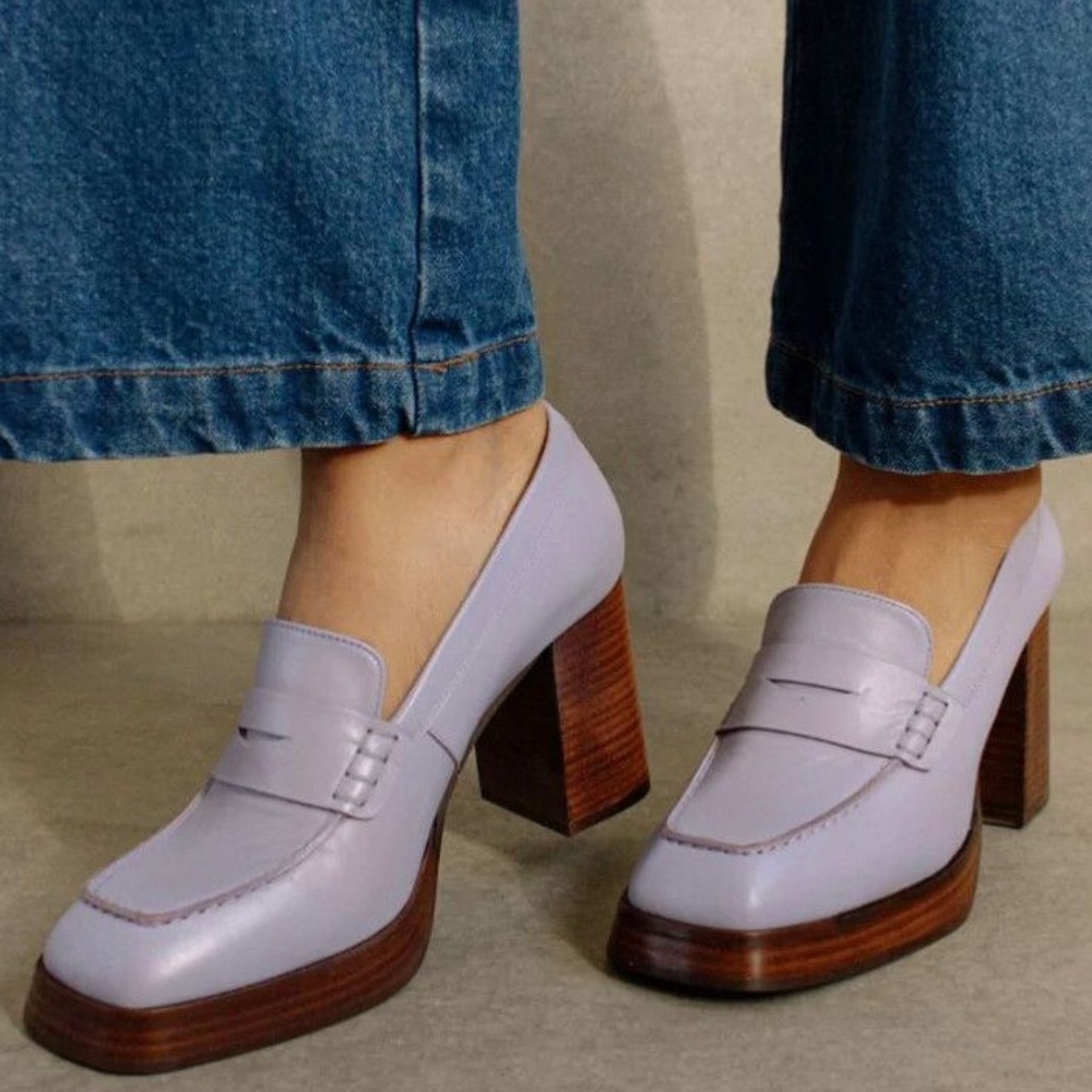 ALOHAS Busy Heel Loafers / Pumps – Lavender – EU 38 / US 8 - Picture 2 of 10